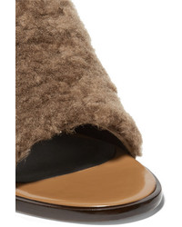 Коричневые сабо от Tibi