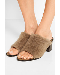 Коричневые сабо от Tibi