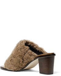 Коричневые сабо от Tibi