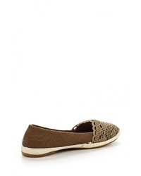 Женские коричневые слипоны от Annalisa