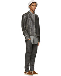 Мужские коричневые слипоны от Palm Angels