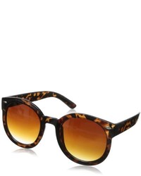 Коричневые солнцезащитные очки с леопардовым принтом