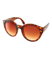 Женские коричневые солнцезащитные очки с леопардовым принтом от Asos