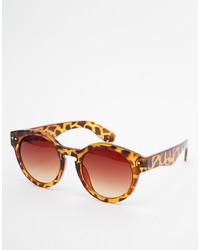 Женские коричневые солнцезащитные очки с леопардовым принтом от Jeepers Peepers