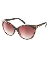 Мужские коричневые солнцезащитные очки с леопардовым принтом от Minkpink