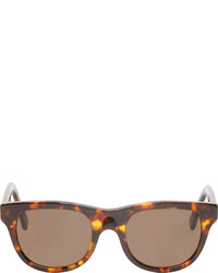 Мужские коричневые солнцезащитные очки от A.P.C.