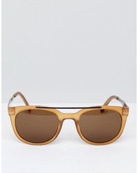 Мужские коричневые солнцезащитные очки от A. J. Morgan