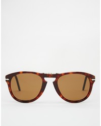 Мужские коричневые солнцезащитные очки от Persol