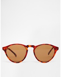 Мужские коричневые солнцезащитные очки от Reclaimed Vintage