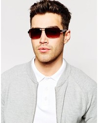 Мужские коричневые солнцезащитные очки от Peter Werth