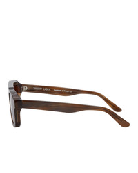 Мужские коричневые солнцезащитные очки от Thierry Lasry