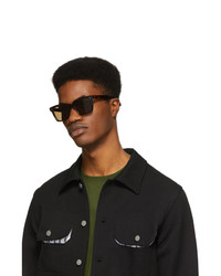 Мужские коричневые солнцезащитные очки от Dita