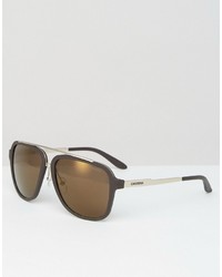 Мужские коричневые солнцезащитные очки от Carrera
