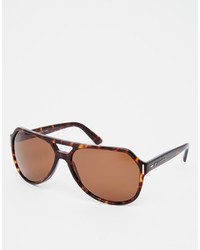 Мужские коричневые солнцезащитные очки от Dolce & Gabbana