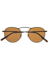 Мужские коричневые солнцезащитные очки от Ermenegildo Zegna