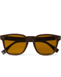 Мужские коричневые солнцезащитные очки от Fendi