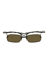 Мужские коричневые солнцезащитные очки от Innerraum