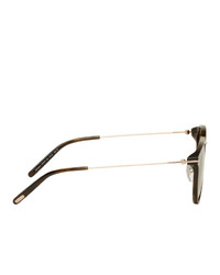 Мужские коричневые солнцезащитные очки от Tom Ford