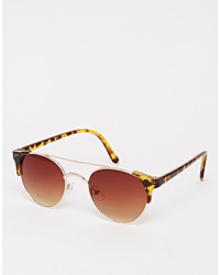 Мужские коричневые солнцезащитные очки от Jeepers Peepers