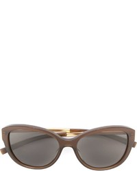 Женские коричневые солнцезащитные очки от Jil Sander
