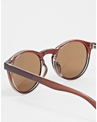 Мужские коричневые солнцезащитные очки от Selected