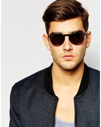 Мужские коричневые солнцезащитные очки от Selected