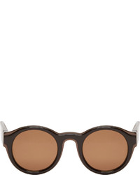 Женские коричневые солнцезащитные очки от Maison Margiela