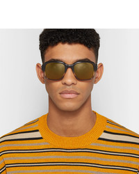 Мужские коричневые солнцезащитные очки от Moscot