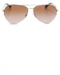 Женские коричневые солнцезащитные очки от Michael Kors
