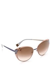 Женские коричневые солнцезащитные очки от Fendi