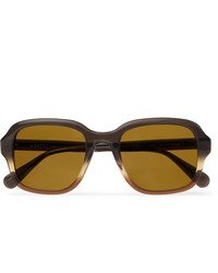 Мужские коричневые солнцезащитные очки от Moscot