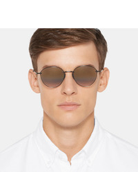 Мужские коричневые солнцезащитные очки от Mr Leight