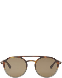 Мужские коричневые солнцезащитные очки от Mykita