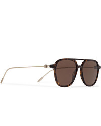 Мужские коричневые солнцезащитные очки от Montblanc