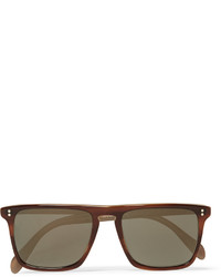 Мужские коричневые солнцезащитные очки от Oliver Peoples