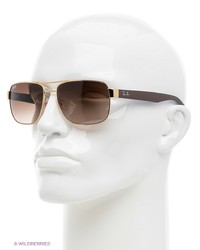 Мужские коричневые солнцезащитные очки от Ray-Ban