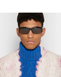 Мужские коричневые солнцезащитные очки от Balenciaga