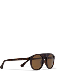 Мужские коричневые солнцезащитные очки от Dries Van Noten
