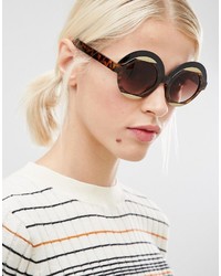 Женские коричневые солнцезащитные очки от Monki