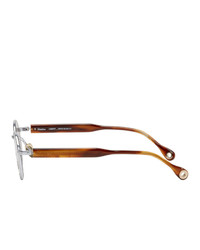 Мужские коричневые солнцезащитные очки от Études