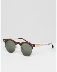 Мужские коричневые солнцезащитные очки от Spitfire