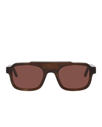 Мужские коричневые солнцезащитные очки от Thierry Lasry