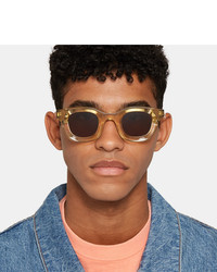 Мужские коричневые солнцезащитные очки от Rhude