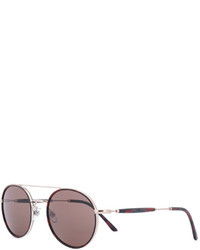 Женские коричневые солнцезащитные очки от Giorgio Armani