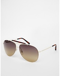 Мужские коричневые солнцезащитные очки от Tommy Hilfiger