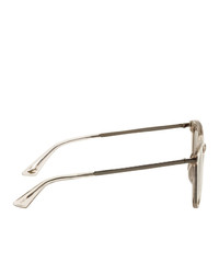 Мужские коричневые солнцезащитные очки от McQ Alexander McQueen