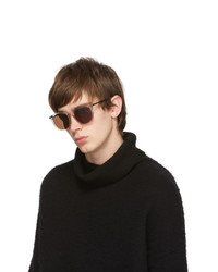 Мужские коричневые солнцезащитные очки от McQ Alexander McQueen