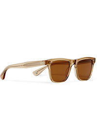 Мужские коричневые солнцезащитные очки от Garrett Leight California Optical