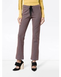 Женские коричневые спортивные штаны от Marni