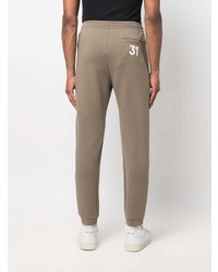 Мужские коричневые спортивные штаны от Emporio Armani